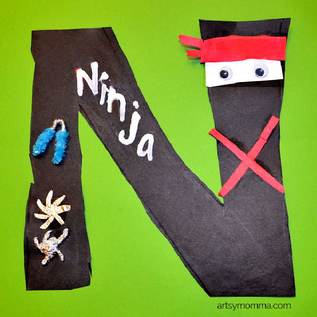 Easy DIY N is for Ninja