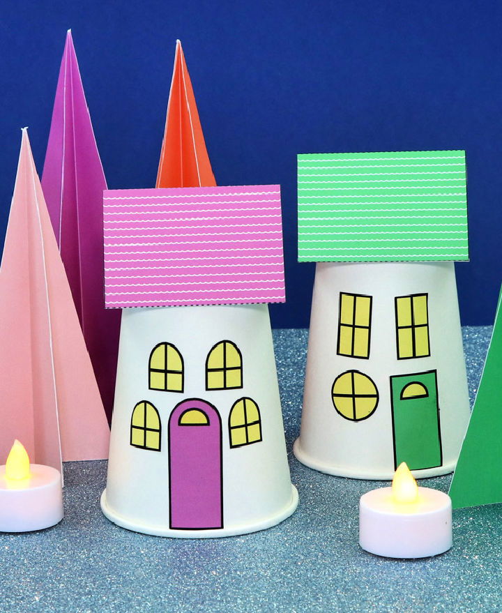 Easy DIY Paper Village