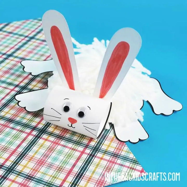 Fluffy Rabbit Craft Free Template