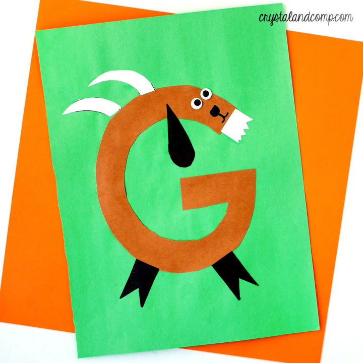 G is for Goat Letter of the Week Craft