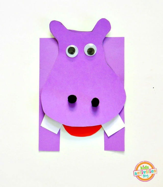 H is for Hippo Preschool Craft