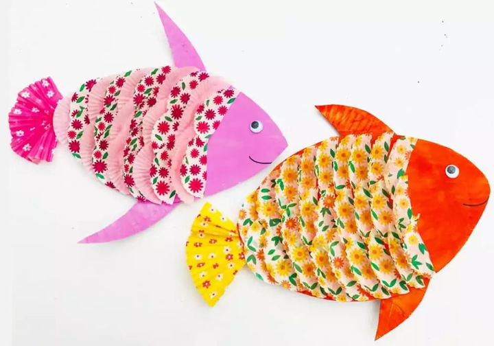 Making a Fish Out of Paper Plate