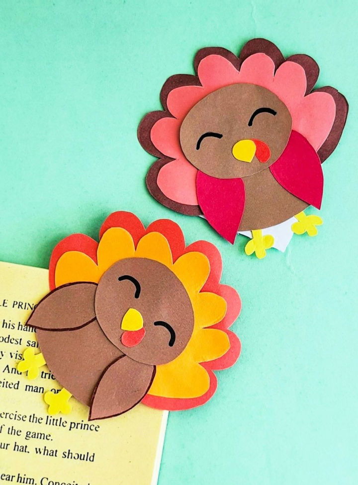 Handmade Turkey Bookmarks