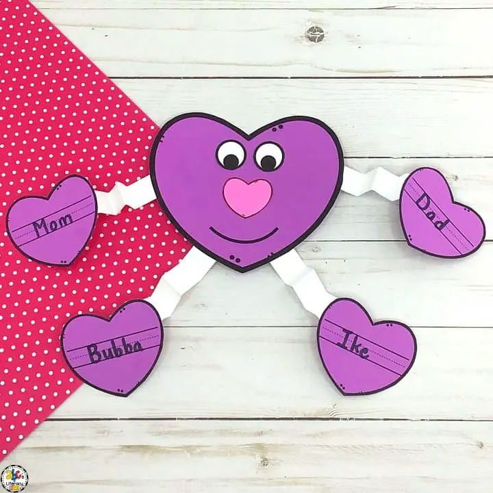 Heart Valentine’s Day Craft