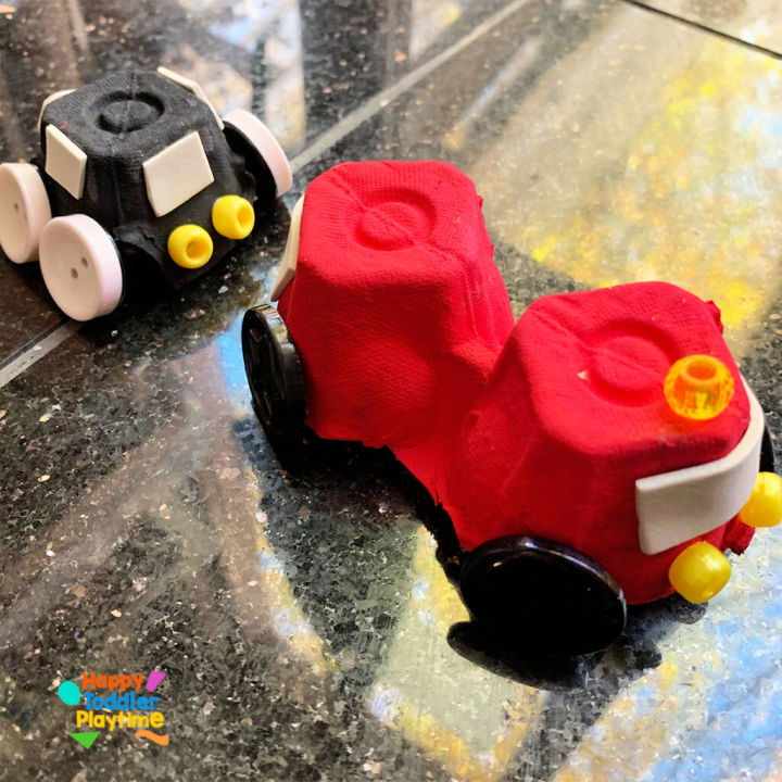 Egg Carton Car Craft for Kids