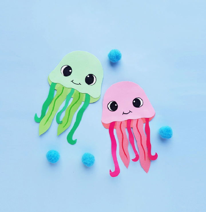 Homemade Jellyfish Using Paper