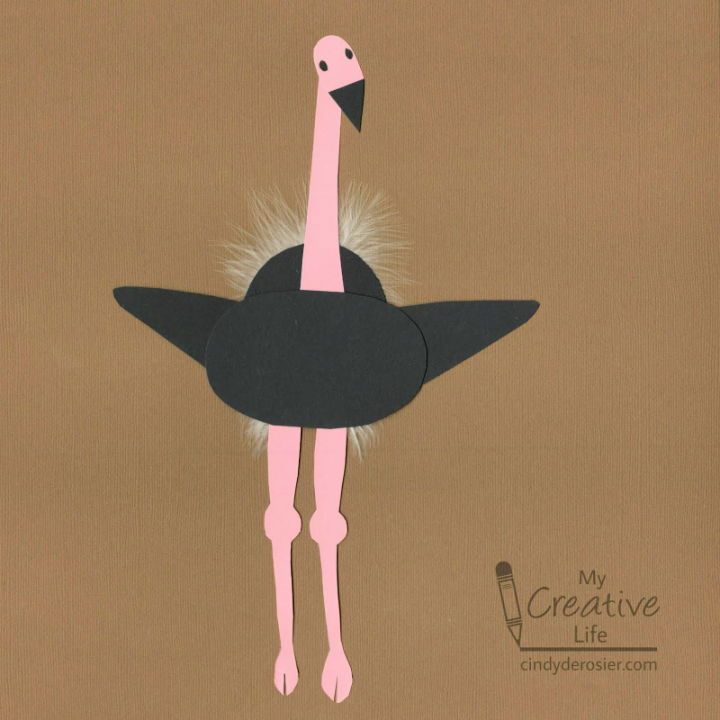 How to Make a Construction Paper Ostrich