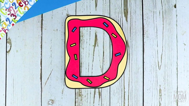 How to Make a Letter D for Donut