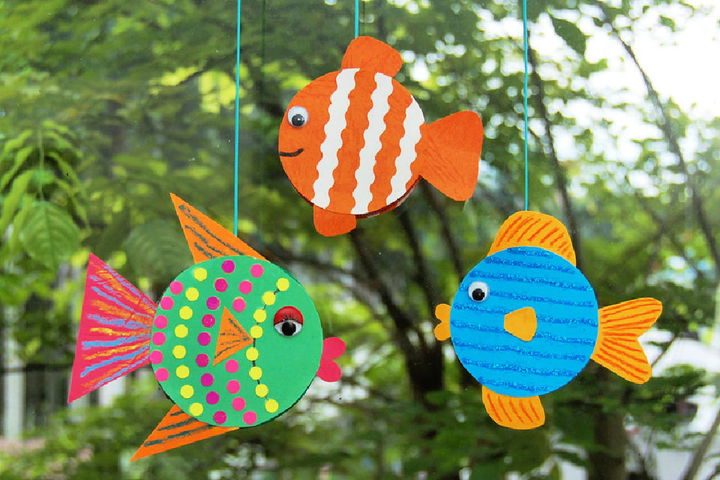 Jar Lid Fishes Project