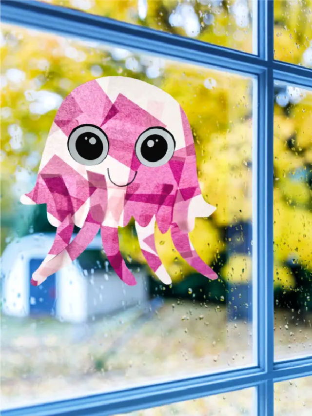 Jellyfish Sun Catcher Craft