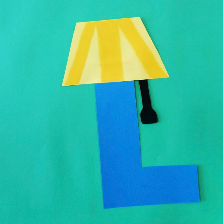 L is for Lamp Art and Craft