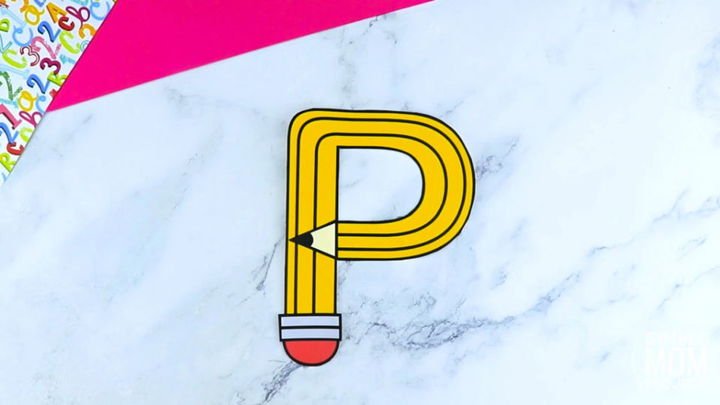 Letter P Craft Free Template