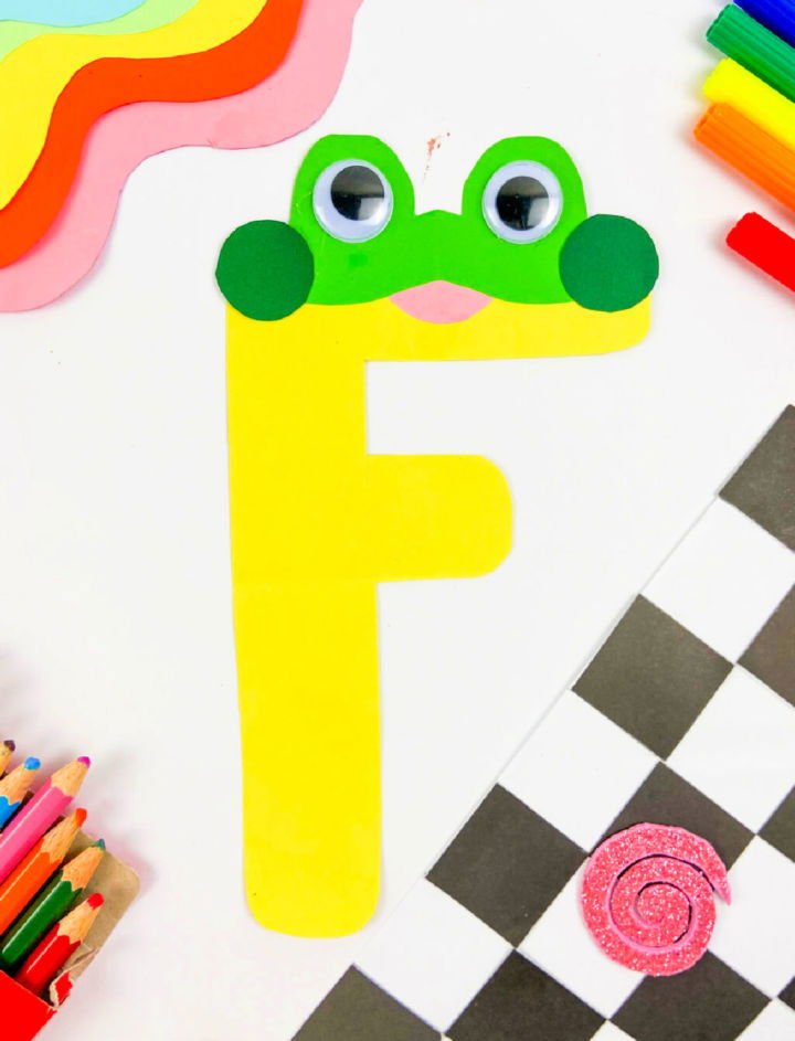 F is for Frog Activity for Kids