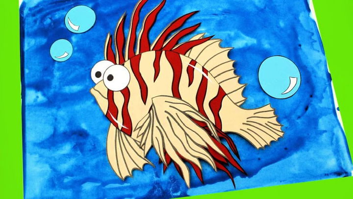 Make a Lionfish Using Paper