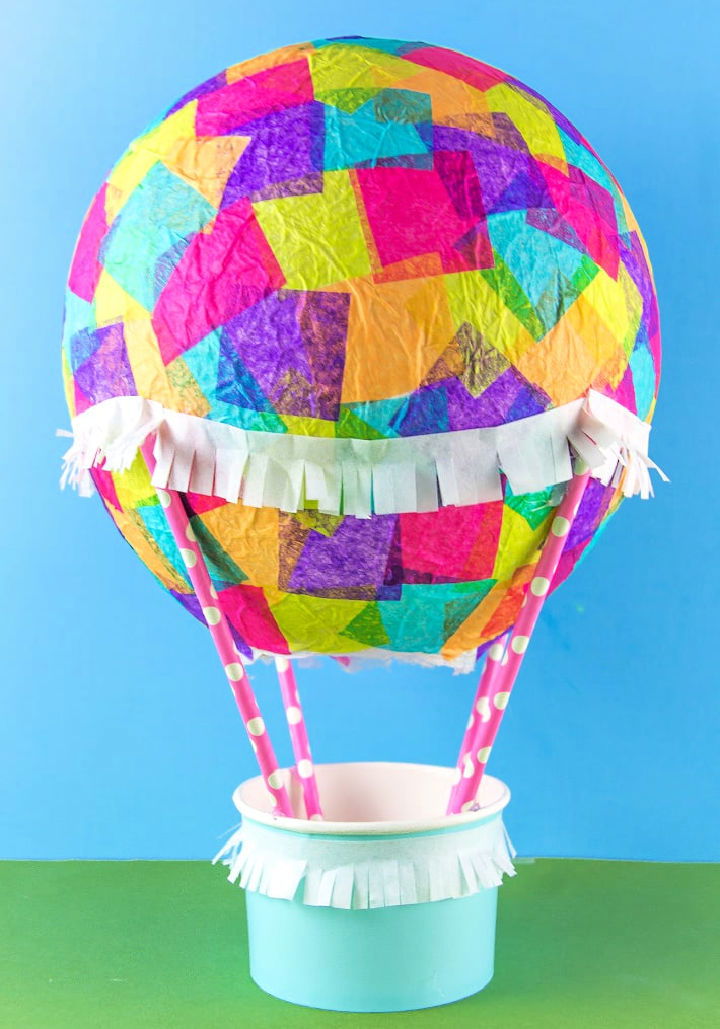 Make a Tissue Paper Hot Air Balloon