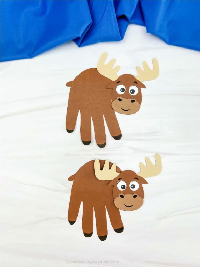 Making a Handprint Moose 