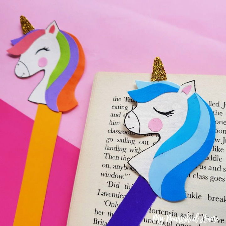 Making Unicorn Bookmarks for Kids