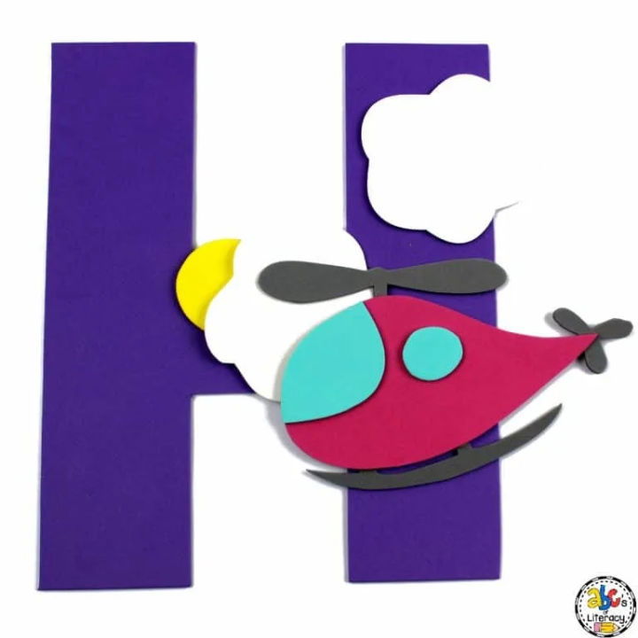 Making a Letter H Helicopter