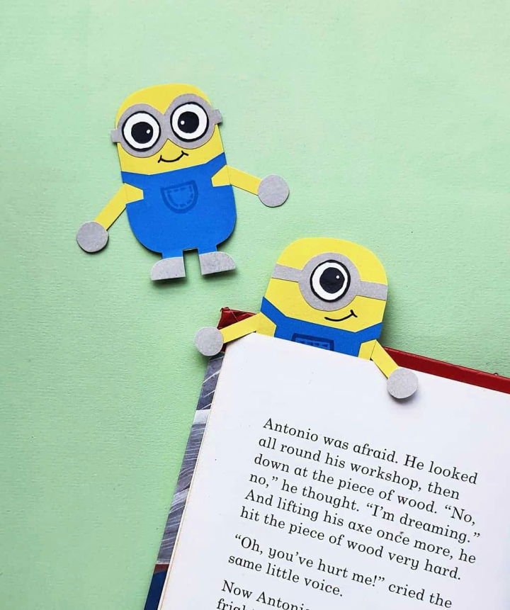 Minion Bookmark Craft