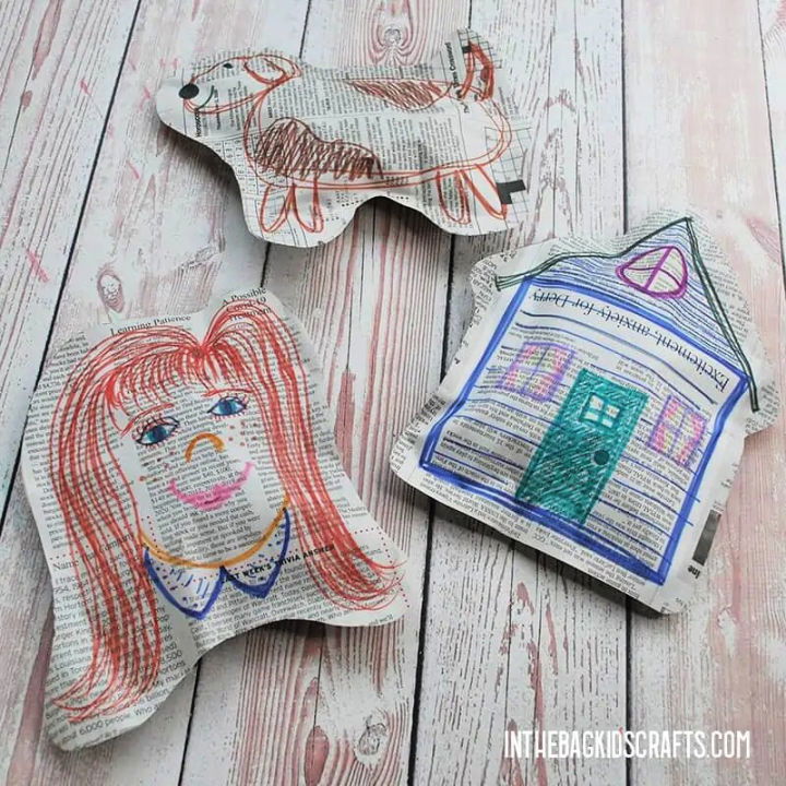 Easy Newspaper Craft