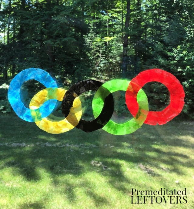 Olympic Rings Sun Catcher Craft