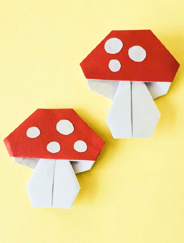 Origami Mushroom Craft