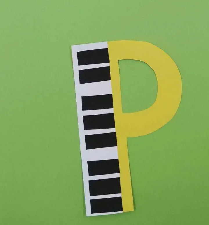 P is for Piano Art and Craft