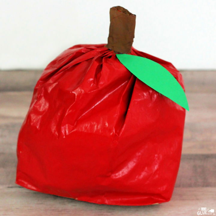 Paper Bag Apple Craft