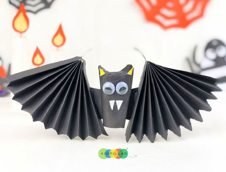 Paper Bat Craft for Preschoolers