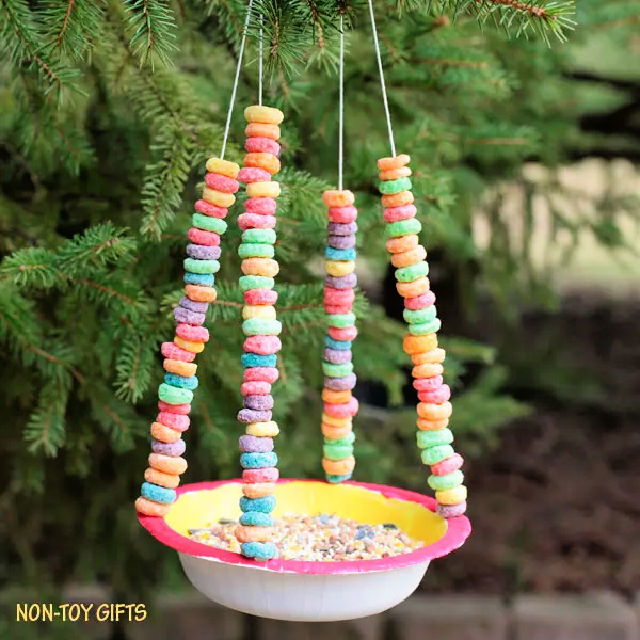 Paper Bowl Bird Feeder Craft