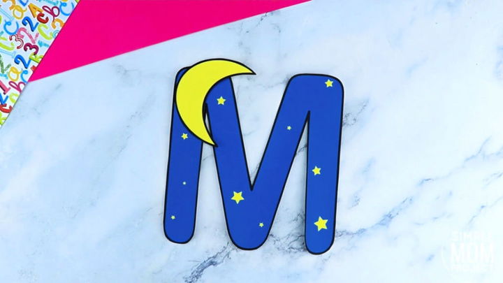 Paper Letter M Craft