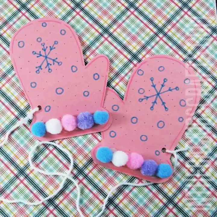 Paper Mitten Craft