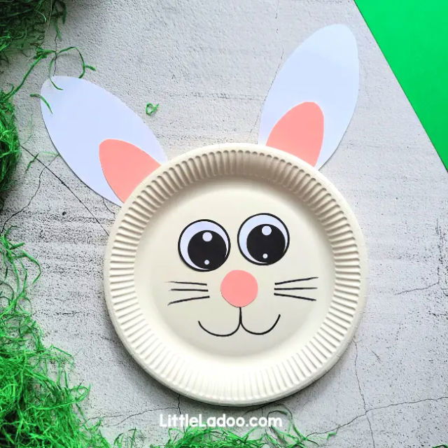 Paper Plate Bunny Craft