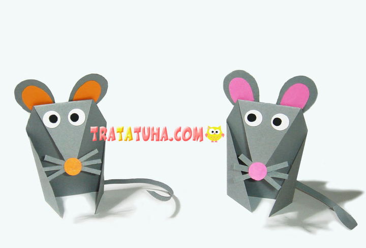 Paper Rat Craft for Kids