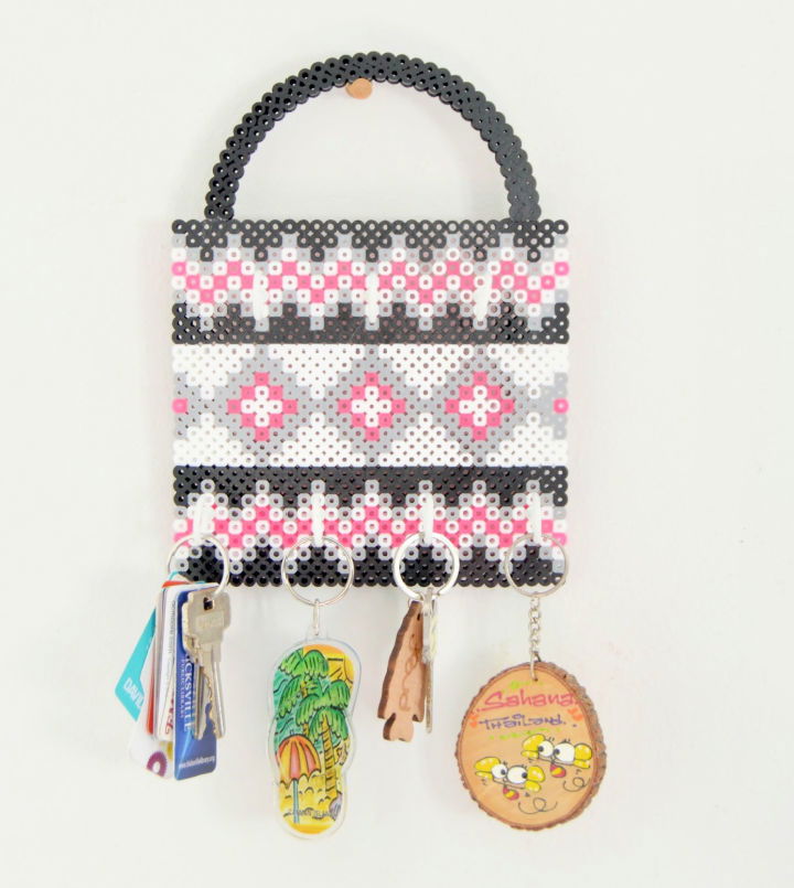 Perler Beads Key Holder Idea