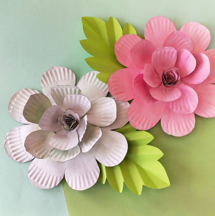 Rose Paper Plate Flower Craft