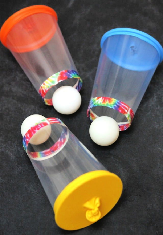 Simple DIY Balloon Cup Shooters