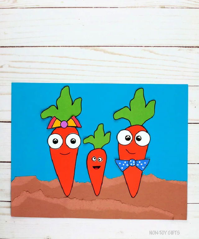 Simple DIY Carrot Family