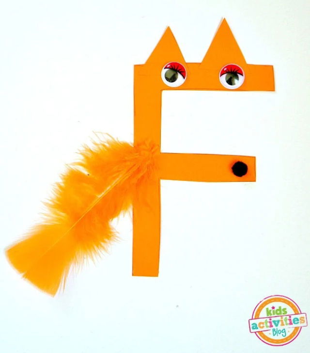 Simple F is for Fox Preschoolers