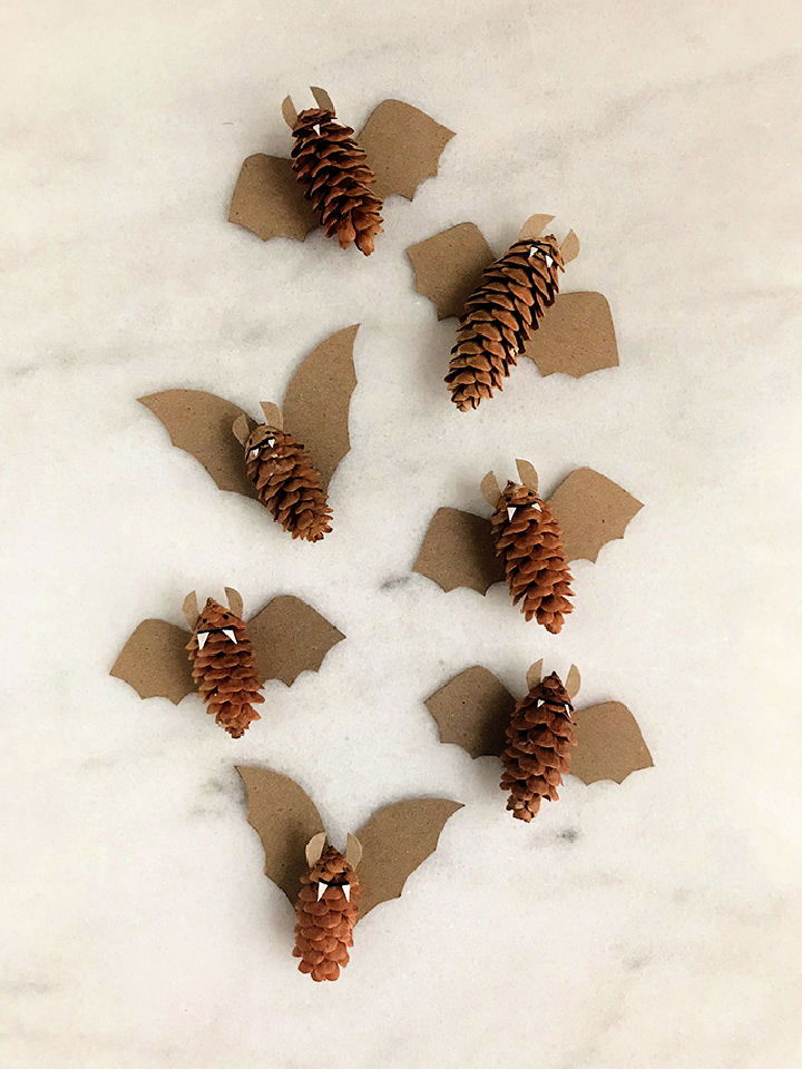 Simple DIY Pinecone Bats