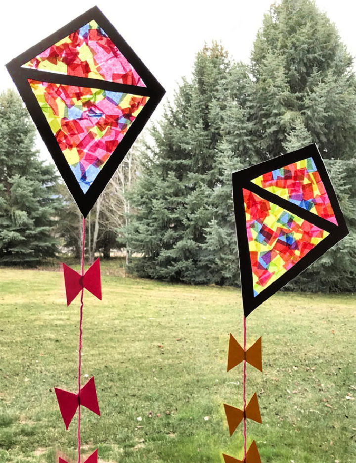 Stained Glass Kite Craft