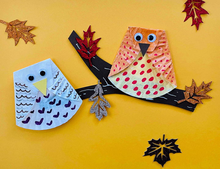 thanksgiving owl arts and crafts for toddlers and kids