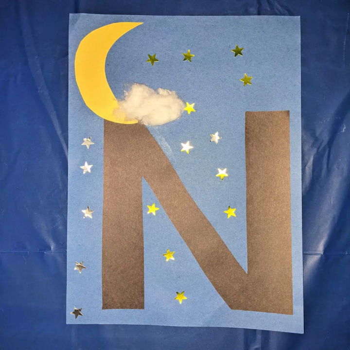 Uppercase Letter N Craft for Preschool