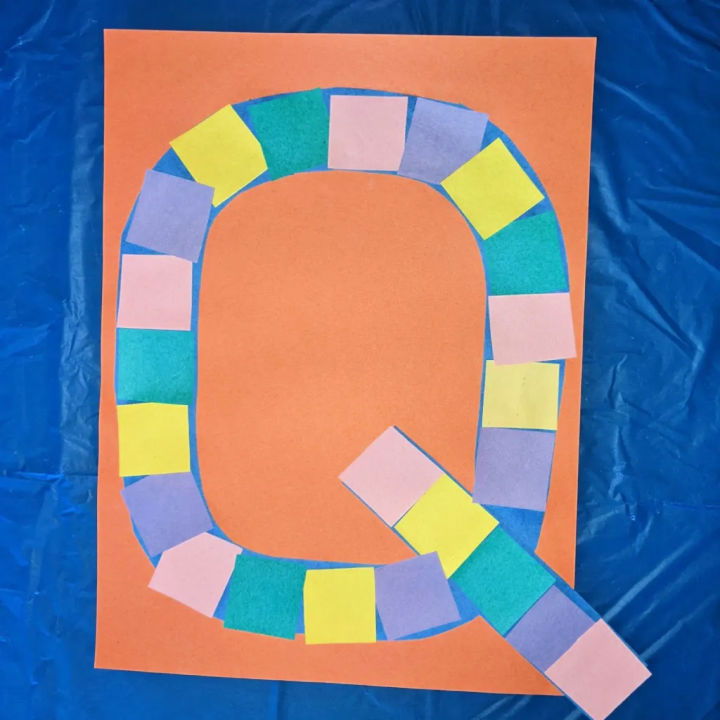 Uppercase Letter Q Craft for Preschool