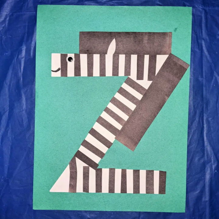 Uppercase Letter Z Craft