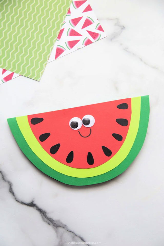 Kids Watermelon Craft