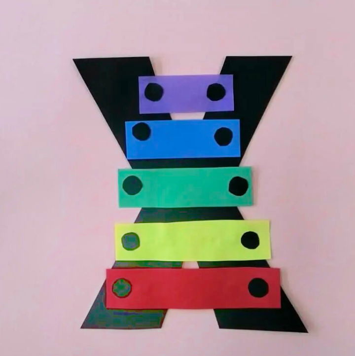 X is for Xylophone Art and Craft