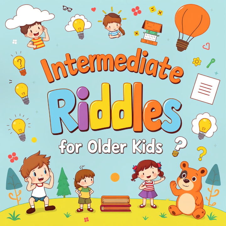 intermediate riddles for older kids