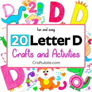 letter D crafts and activities for preschoolers