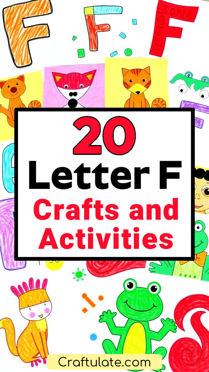 letter F crafts and activities for preschoolers and toddlers